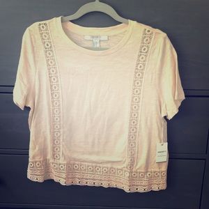 Nude blush color shirt Forever 21
